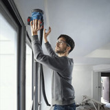 Bosch Lijadora excéntrica a batería GEX 185-LI Professional solo, 18 Voltios, Lijadora orbital azul/Negro