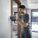 Bosch Lijadora excéntrica a batería GEX 185-LI Professional solo, 18 Voltios, Lijadora orbital azul/Negro