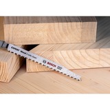 Bosch T 308 B Hoja de sierra de vaivén Acero de alto carbono (HCS) 25 pieza(s) Hoja de sierra de vaivén, Madera noble, Madera contrachapada, Acero de alto carbono (HCS), Acero inoxidable, 2,2 mm, 5 cm