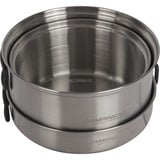 Campingaz Juego de ollas Kit Camping, 5 piezas, Conjunto de ollas acero fino