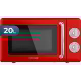 Cecotec ProClean 3010 Retro Red, Microondas rojo