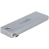 DeLOCK 87745 hub de interfaz USB 3.2 Gen 1 (3.1 Gen 1) Type-C 5000 Mbit/s Gris, Estación de acoplamiento gris, USB 3.2 Gen 1 (3.1 Gen 1) Type-C, HDMI, USB 3.2 Gen 1 (3.1 Gen 1) Type-A, USB 3.2 Gen 1 (3.1 Gen 1) Type-C, MicroSD (TransFlash), MicroSDHC, MicroSDXC, SD, SDHC, SDXC, 5000 Mbit/s, 3840 x 2160 Pixeles, Gris