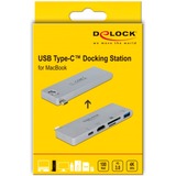 DeLOCK 87745 hub de interfaz USB 3.2 Gen 1 (3.1 Gen 1) Type-C 5000 Mbit/s Gris, Estación de acoplamiento gris, USB 3.2 Gen 1 (3.1 Gen 1) Type-C, HDMI, USB 3.2 Gen 1 (3.1 Gen 1) Type-A, USB 3.2 Gen 1 (3.1 Gen 1) Type-C, MicroSD (TransFlash), MicroSDHC, MicroSDXC, SD, SDHC, SDXC, 5000 Mbit/s, 3840 x 2160 Pixeles, Gris