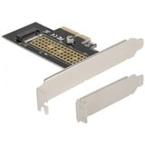 DeLOCK 90047 tarjeta y adaptador de interfaz Interno M.2, Tarjeta de interfaz PCIe, M.2, PCIe 4.0, Verde, Gris, PC, Windows 10, Windows 10 x64, Windows 8.1, Windows 8.1 x64