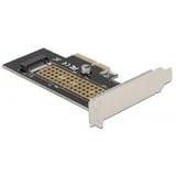 DeLOCK 90047 tarjeta y adaptador de interfaz Interno M.2, Tarjeta de interfaz PCIe, M.2, PCIe 4.0, Verde, Gris, PC, Windows 10, Windows 10 x64, Windows 8.1, Windows 8.1 x64