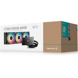 DeepCool LT360 VISION ARGB, Refrigeración por agua negro
