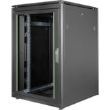 Digitus Armario de red de la serie Unique - 800 x 800 mm (an. x pr.), Armario IT negro, Rack o bastidor independiente, 22U, 800 kg, 800 g, Negro