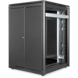 Digitus Armario de red de la serie Unique - 800 x 800 mm (an. x pr.), Armario IT negro, Rack o bastidor independiente, 22U, 800 kg, 800 g, Negro