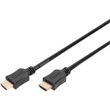 Digitus Cable HDMI de alta velocidad con Ethernet, tipo A negro