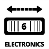 EINHELL RT-BS 75 Lijadora de banda rojo/Negro, Lijadora de banda, 300 m/min, 400 m/min, Corriente alterna, 230 V, 3,4 kg