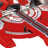 EINHELL Sierra de tracción, corte y inglete TC-SM 216, Sierras de corte a inglete y a bisel rojo/Negro