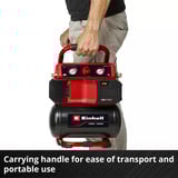EINHELL TE-AC 18/75 Li OF-Solo, 4020410, Compresor negro/Rojo