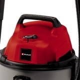 EINHELL TH-VC 1815 15 L Aspiradora de tambor Seca y húmeda 1250 W, Aspiradora en húmedo y en seco gris/Rojo, 1250 W, Aspiradora de tambor, Seca y húmeda, 15 L, 80 dB, Negro, Gris, Rojo