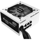 Enermax MARBLEBRON unidad de fuente de alimentación 850 W 24-pin ATX ATX Negro, Blanco, Fuente de alimentación de PC blanco, 850 W, 100 - 240 V, 47 - 63 Hz, 11-5.5 A, Activo, 130 W