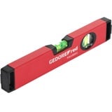 GEDORE Nivel de burbuja Red de aluminio, 30 cm, 2 burbujas, Nivel de agua rojo