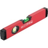 GEDORE Nivel de burbuja Red de aluminio, 30 cm, 2 burbujas, Nivel de agua rojo