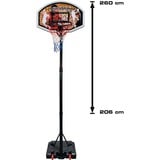 HUDORA Chicago Sistemas de baloncesto, Pies de canastas de baloncesto naranja/blanco, 15 kg