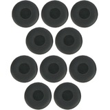 14101-46 almohadilla para auriculares Cuero Negro 10 pieza(s), Almohadilla para oído