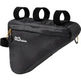 Jack Wolfskin Morobbia Triangle Bag, Cesta/bolsa de la bicicleta negro