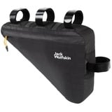 Jack Wolfskin Morobbia Triangle Bag, Cesta/bolsa de la bicicleta negro