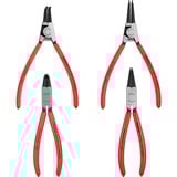 KNIPEX 00 19 56 juego de herramientas mecanicas 4 herramientas, Set de pinzas rojo/Negro, 670 g, 4 herramientas