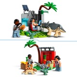 LEGO Jurassic World Centro de Rescate de Crías de Dinosaurio, Juegos de construcción Juego de construcción, 4 año(s), Plástico, 139 pieza(s), 459 g