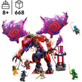 LEGO NINJAGO Dragón del Caos: Colmillo Tronador, Juegos de construcción Juego de construcción, 8 año(s), Plástico, 668 pieza(s), 809 g