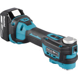 Makita Kit combinado de batería DLX2592JX1, 18 Voltios, Taladro/destornillador azul/Negro