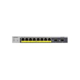 Netgear GS110TP Gestionado L2/L3/L4 Gigabit Ethernet (10/100/1000) Energía sobre Ethernet (PoE) Gris, Interruptor/Conmutador Gestionado, L2/L3/L4, Gigabit Ethernet (10/100/1000), Bidireccional completo (Full duplex), Energía sobre Ethernet (PoE)