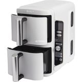 Ninja Freidora de aire caliente de 2 niveles Double Stack XL blanco