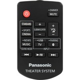 Panasonic SC-HTB496EGK, Barra de sonido negro