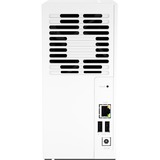 QNAP TS-233 servidor de almacenamiento NAS Mini Tower Ethernet Blanco Cortex-A55 blanco, NAS, Mini Tower, ARM, Cortex-A55, Blanco