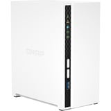 QNAP TS-233 servidor de almacenamiento NAS Torre ARM Cortex-A55 2 GB 0 TB QNAP QTS Blanco blanco, NAS, Torre, ARM, Cortex-A55, 2 GB, 0 TB