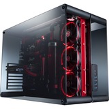 RAIJINTEK Paean Escritorio Negro, Transparente, Caja abierta/Benchmark negro, Escritorio, PC, Negro, Transparente, ATX, micro ATX, Mini-ITX, Aluminio, SPCC, Vidrio templado, 14 cm