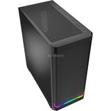 Sharkoon AK4 RGB Strip, Cajas de torre negro