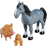 Simba Sam el bombero rescate de animales con remolque, Vehículo de juguete 