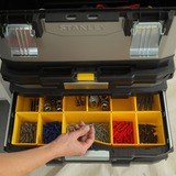 Stanley 1-95-622 pieza pequeña y caja de herramientas Metal, Plástico Negro, Gris, Carros de herramienta gris/Negro, Metal, Plástico, Negro, Gris, 568 mm, 893 mm, 389 mm