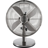 Steba VT T6 Acero inoxidable, Ventilador Gunmetal, Ventilador con aspas para el hogar, Acero inoxidable, Piso, Mesa, Metal, 54 dB, 3,4 m