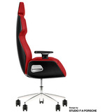 Thermaltake Silla gaming ARGENT E700 Storm Black Tela pata de gallo, Asientos de juego rojo/Negro