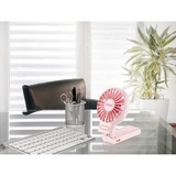 Unold Breezy Fold, Ventilador rosa neón