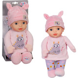 ZAPF Creation BABY born for babies Sweetie Pink 30cm, Muñecos rosa neón, Muñeca bebé, Femenino, 0 año(s), 300 mm, Multicolor