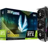 ZOTAC GAMING GeForce RTX 3070 Ti Trinity NVIDIA 8 GB GDDR6X, Tarjeta gráfica GeForce RTX 3070 Ti, 8 GB, GDDR6X, 256 bit, 7680 x 4320 Pixeles, PCI Express x16 4.0