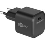 goobay Cargador rápido Nano USB-C PD GaN 45 W negro