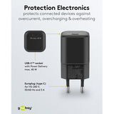 goobay Cargador rápido Nano USB-C PD GaN 45 W negro