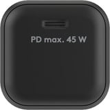 goobay Cargador rápido Nano USB-C PD GaN 45 W negro