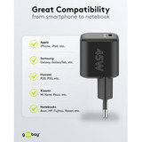 goobay Cargador rápido Nano USB-C PD GaN 45 W negro