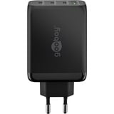 goobay Cargador rápido USB-C PD multipuerto 100 vatios negro