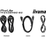iiyama ProLite TF2438MSC-B2, Monitor LED negro (mate)