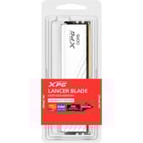 ADATA LANCER BLADE RGB DDR5 módulo de memoria 16 GB 1 x 16 GB 6000 MT/s 288-pin DIMM, Memoria RAM blanco, 16 GB, 1 x 16 GB, DDR5, 6000 MHz, 288-pin DIMM, Blanco