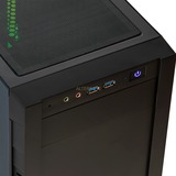ALTERNATE AGP-INT-048, Gaming-PC negro/Transparente